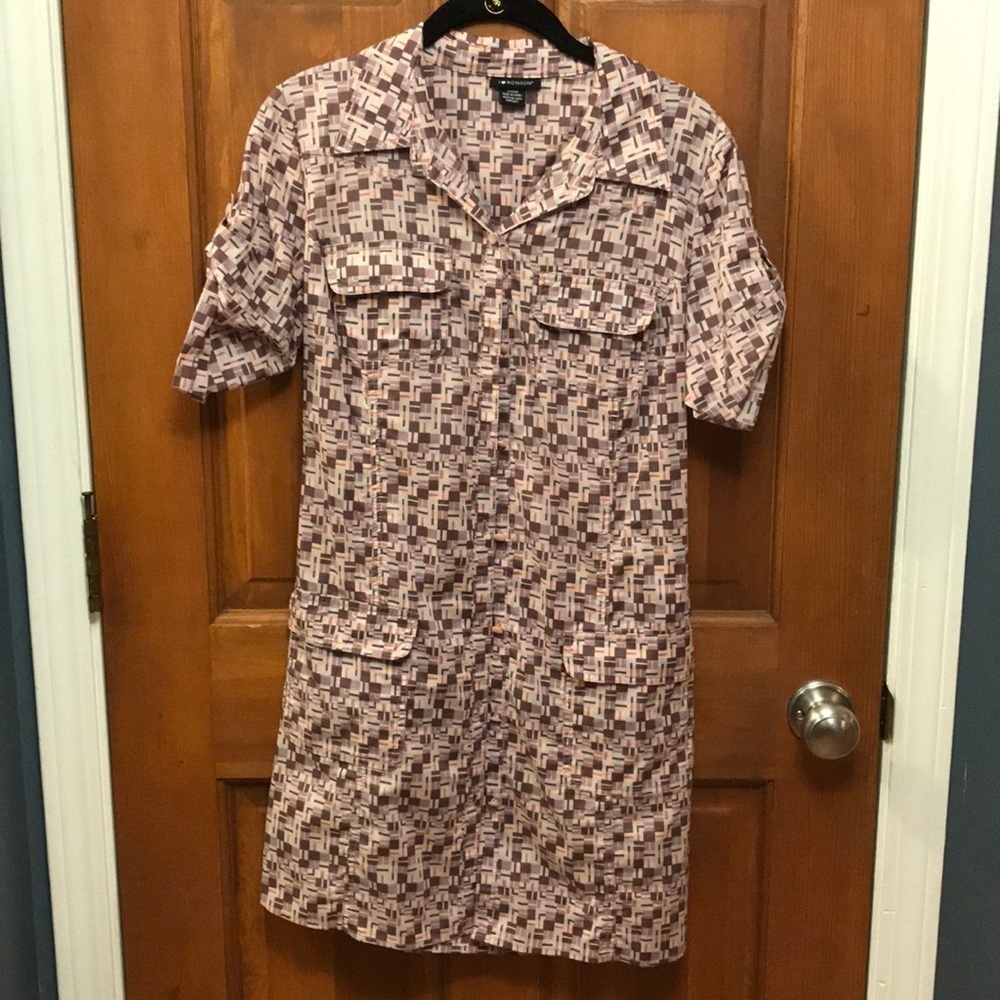 3/$25 I Heart Ronson Cotton Button Down Shirt Dress